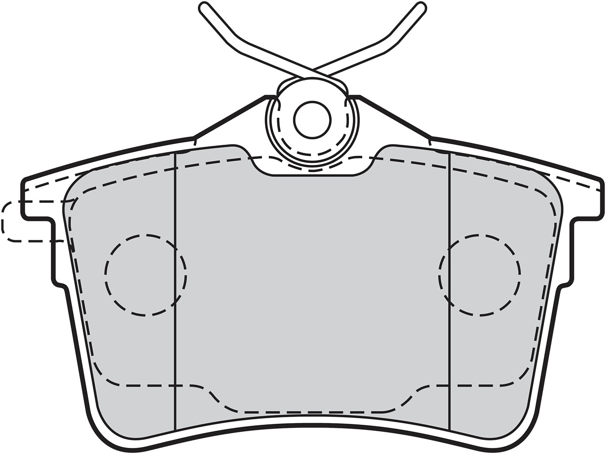Jeu de 4 plaquettes de frein VALEO ref. 302116